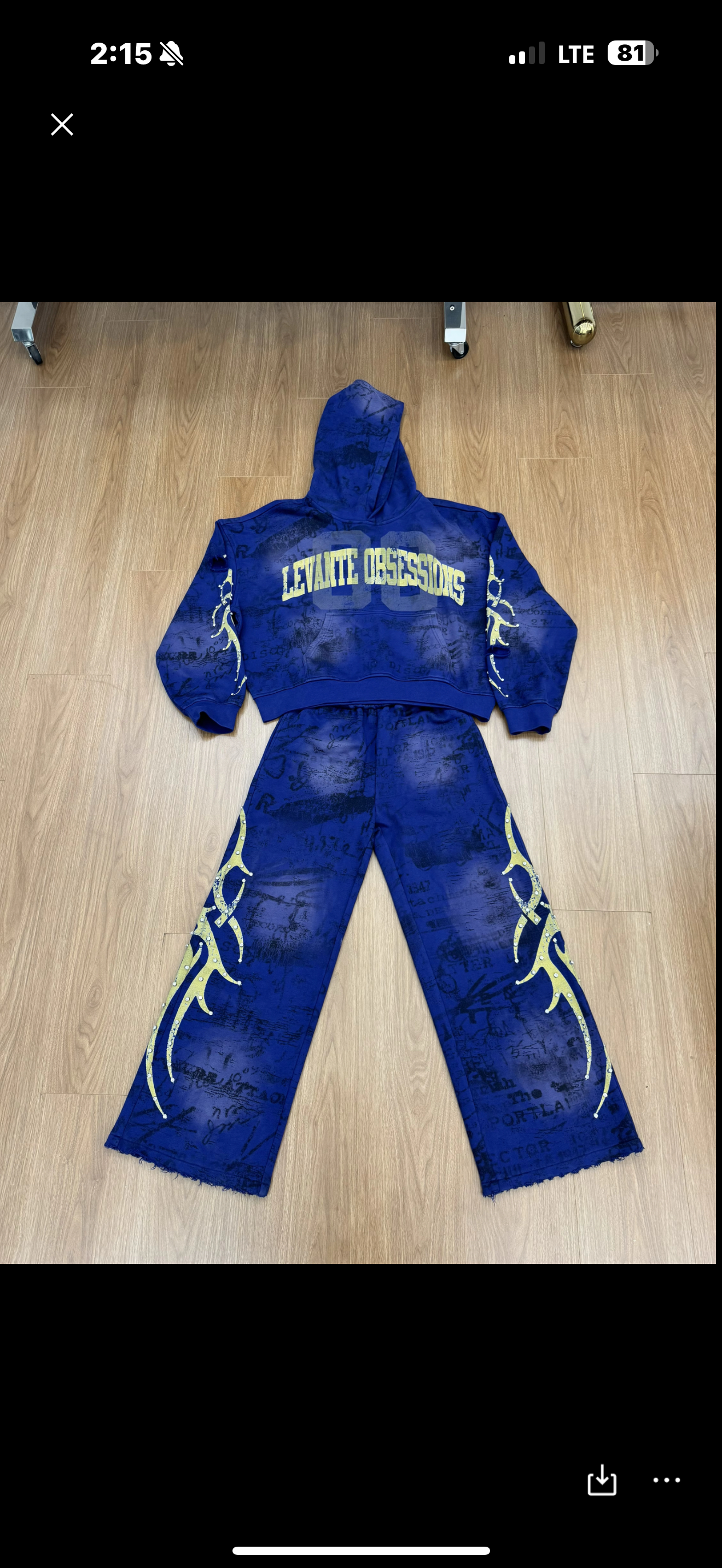 2 piece sweat suit